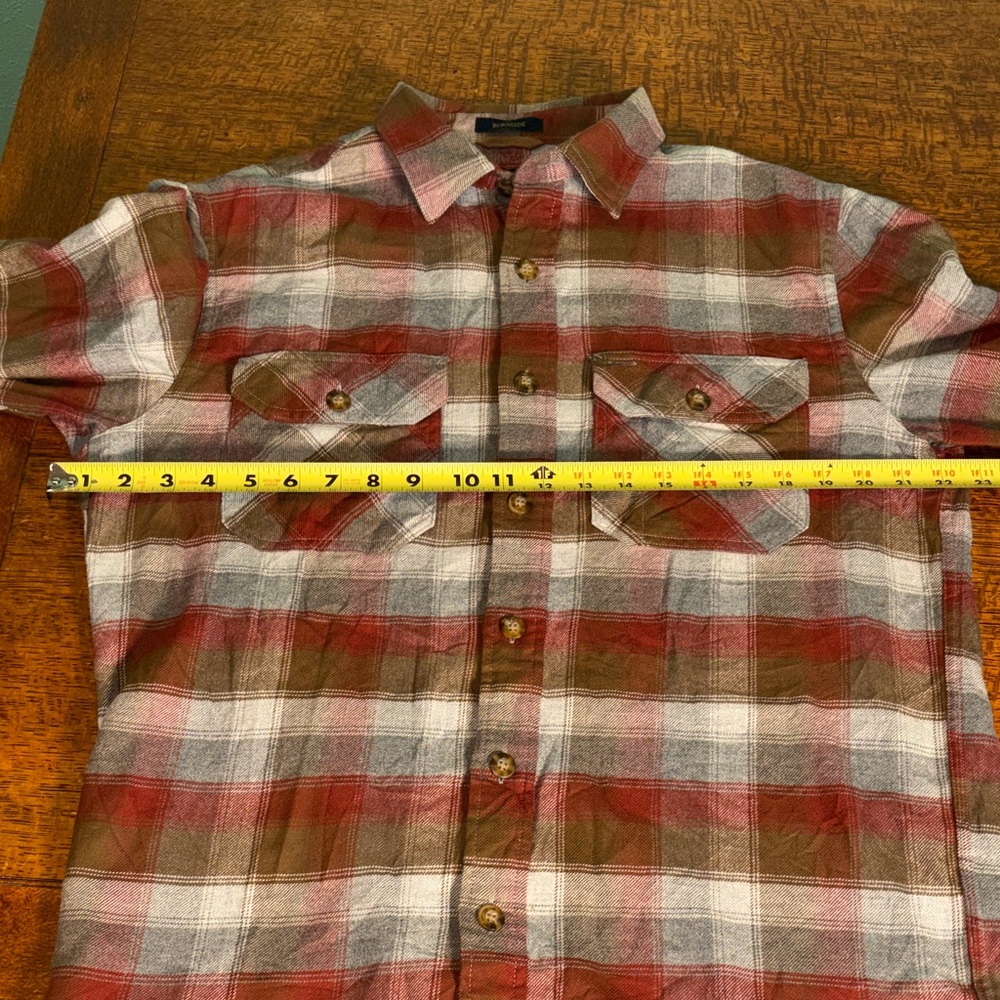 Pendleton Plaid Burnside flannel Button-Up Shirt.… - image 5